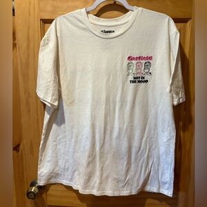 Garfield Women’s Front and Back Graphic Tee with Short Sleeves, Size XXXL